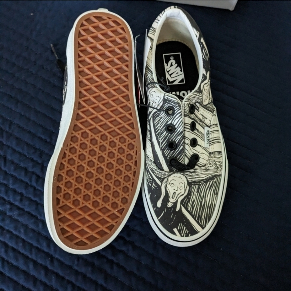 Vans Era MOMA Edvard Munch VNOA4BV41UB Women 5.5 Black and White 042025 - Picture 7 of 7